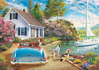 Puzzle Trefl Holiday Marina, 2000 copa, 96 x 68 cm, shumëngjyrësh