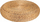 Pouf Atmosphera Wond Natural Weave, diametër 55cm, thurje natyrale, ngjyrë natyrale e çelët