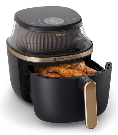 Fritezë ajri Philips Series 3000 NA322-00, 4.2L, dritare shikimi, e zezë