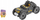 Set ndërtimi Marioinex Mini Waffle Cars, 50 copë, makinë kabriolet retro, gri
