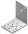 Kënd mbajtës metalik Koelner Angle Bracket 70x70x55, 2mm, i galvanizuar