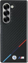 Këllëf telefoni BMW Carbon Tricolour MagSafe për Samsung Galaxy Z Fold6, material karboni, mbrojtje e fortë, i zi