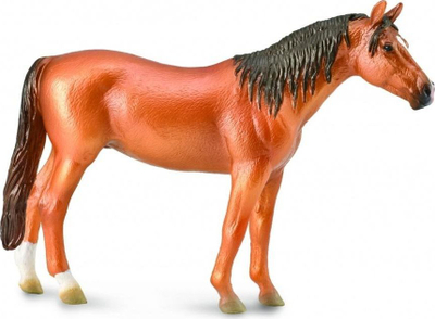 Figurinë kafshe Collecta Russian Don Mare, lodër mësimore, kafe