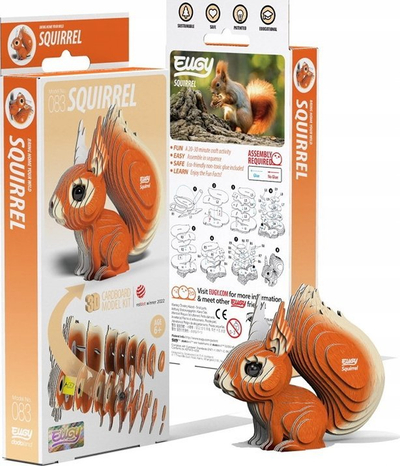 Puzzle 3D Fat Brain Toys Eugy, ketri, 30 pjesë