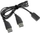 Kabllo Gembird 2x USB A - USB A (CCPUSB22AMAF3), 0.9m, e zezë