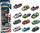 Set makinëza metalike Artyk Metal Cars, 5 copa, shumëngjyrëshe