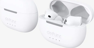 Kufje pa tela Defunc True ANC, Bluetooth 5.3, me heqje aktive të zhurmës, të bardha