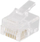 Set konektorësh RJ45 S-Impulse TC 72051, 8P8C, 25 copë, transparent