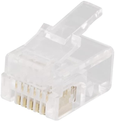 Set konektorësh RJ45 S-Impulse TC 72051, 8P8C, 25 copë, transparent