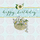Kartolinë urimi Clear Creations CL0201 Birthday Basket, katrore, kristal Swarovski