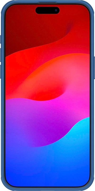 Mbulesë telefoni Nillkin Frosted Shield Pro për iPhone 15 Pro Max, TPU PC, blu