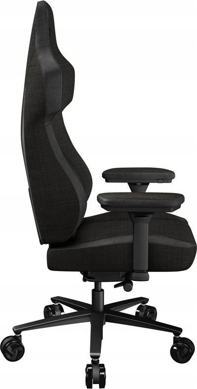 Karrige gaming ThunderX3 CORE Loft, deri 150 kg, me mbështetje për mesit, e zezë