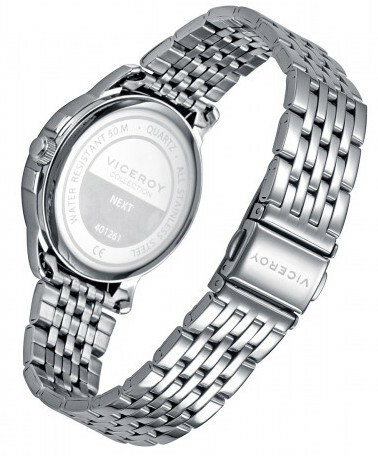 Set orë dhe byzylyk Viceroy Next Cadet 401261-55, e argjendtë/zezë