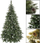 Pemë artificiale Krishtlindjesh Springos Premium Diamond Pine, 180cm, me borë, jeshile