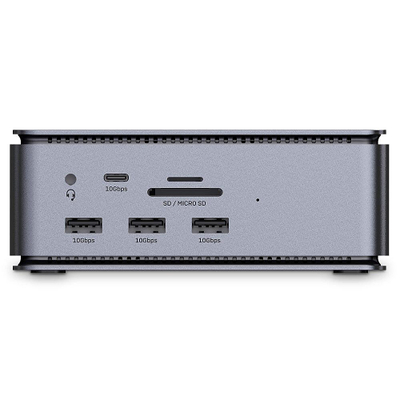 Stacion dokimi Lindy DST PRO Thunderbolt 4, USB4, 100W, anthracite