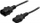 Kabllo rryme Bluewalker PowerWalker 91010013, IEC C13 me IEC C14, e zezë