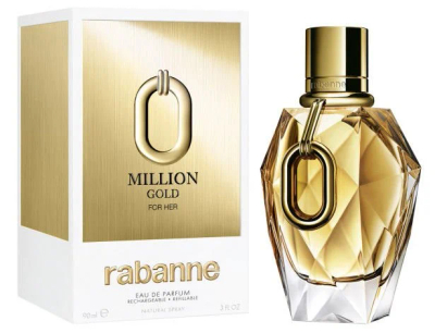 Eau De Parfum Paco Rabanne 1 Million For Her Gold, 90 ml