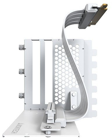 Kit vertikal Montech VGA Support, PCIe 4.0, për 7 slote, i bardhë