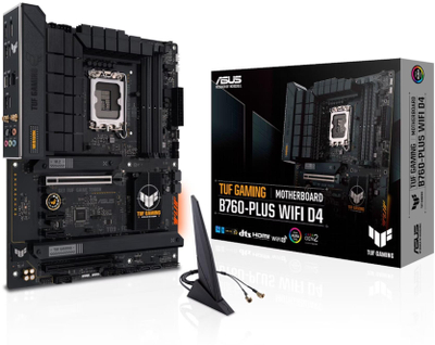 Motherboard ASUS TUF Gaming B760 Plus WIFI D4, Intel B760, LGA 1700, ATX