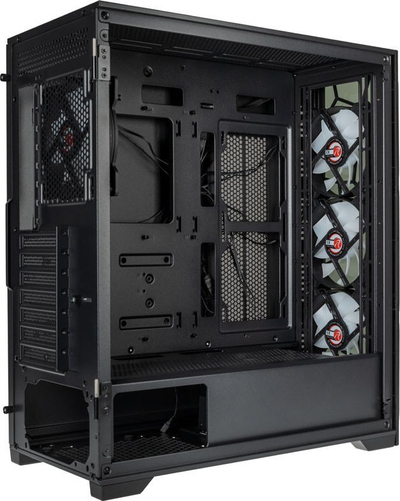 Kasë Raijintek PONOS Ultra Midi-Tower, Tempered Glass, e zezë