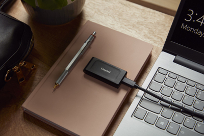 SSD i jashtëm Kingston XS1000, 1TB, USB-C 3.2, deri 1050MB/s, i zi
