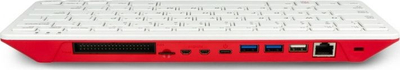 Компјутер Raspberry Pi 400, 4GB RAM, тастатура САД, бело црвена