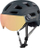 Helmetë çiklizmi Cairn Quartz Visor LED, 56-57 cm, me vizorë, gri e errët