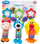 Set lodrash varëse për karrocë Playgro Tinkle Trio Sensory, 3 copë, shumëngjyrëshe