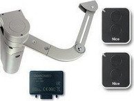 Set motorik për portë Nice Walky 1024 ERA ONE, 120W, deri 100kg, i zi