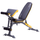 Stol ushtrimesh HMS LS3061 Premium, 4‑në‑1, i rregullueshëm, i zi