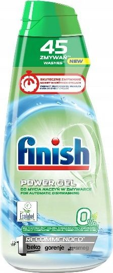 Xhel për pjatalarëse Finish All in 1 Max 0%, 900 ml, aromë limoni