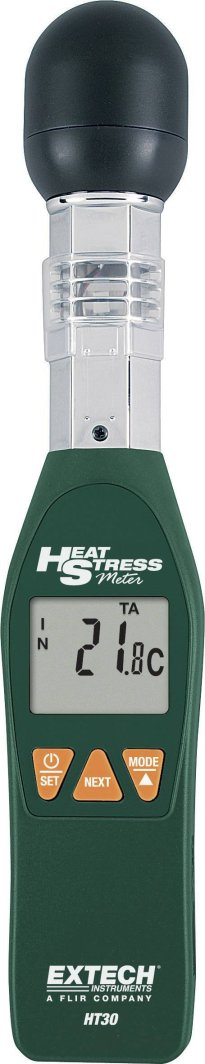 Matës temperature Extech HT30, 0 80°C, matje lagështie, jeshil