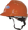 Helmet pune Portwest, plastike polietileni, 53–61 cm, portokalli