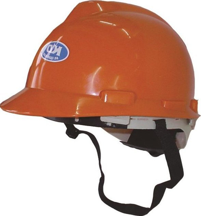 Helmet pune Portwest, plastike polietileni, 53–61 cm, portokalli