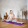 Tapet joga HMS YM10, TPE, 182x61 cm, 0.8 cm, vjollcë