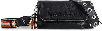 Çantë krahu Desigual Bag-Half Logo 22 Venecia 22WAXP84 2000, e zezë