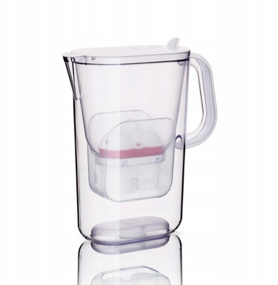 Kanna filtruese uji BWT AQUAlizer, 2.6L, me 4 patrona magnezi, e bardhë