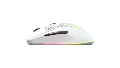 Maus gaming SteelSeries Aerox 3 Wireless (2022), i bardhë