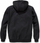 Bluzë me kapuç Carhartt Wip Wind Fighter, me fermar të plotë, Relaxed Fit, e zezë, XL