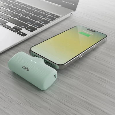 Powerbank SBS EcoPower 5000mAh, 10W, jeshile