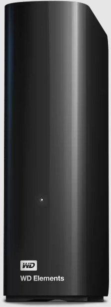 Disk i jashtëm HDD WD Elements Desktop, 20TB, i zi