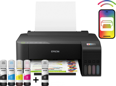 Printer me ngjyrë Epson L1250 (C11CJ71402), 5760 x 1440 dpi, i zi 