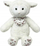 Lodër pelushi Tulilo Sheep Mania, 22cm, për kalamaj, e bardhë