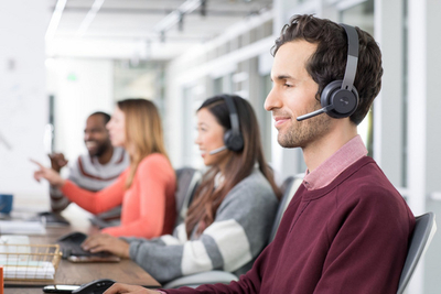 Kufje Logitech Zone Wireless UC, Bluetooth, 30m rreze, të zeza