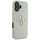 Guaskë telefoni Guess Grained Big 4G Logo për iPhone 16 6.1", lëkurë eko, e gjelbër