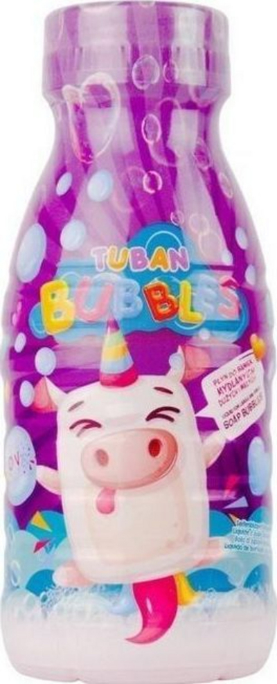 Течност за сапунести меурчиња Еднорог, 250 ml, многуобоен