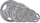 Disk peshe gize HMS THM10 10 kg, vrimë 31 mm, gri hammertone