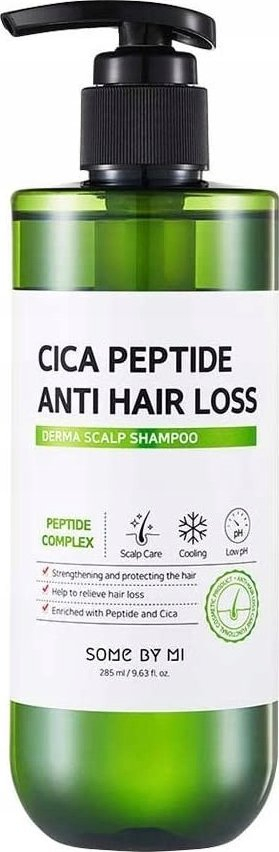 Shampo flokësh Some By Mi Cica Peptide Derma Scalp, kundra rënies së flokëve, për forcim, 285 ml