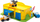 Set loje Dantoy Garage Yellow Auto Service 7520, garazh plastik me 3 makina, i verdhë