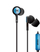 Kufje Maxell Tips in-ear me mikrofon, blu e zezë